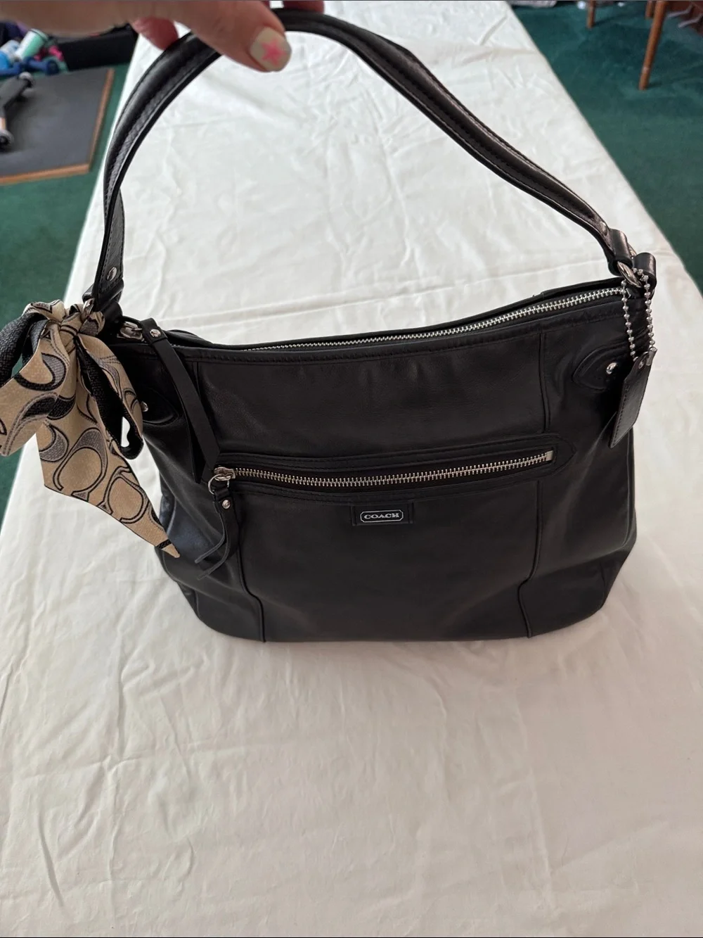 Coach smooth black